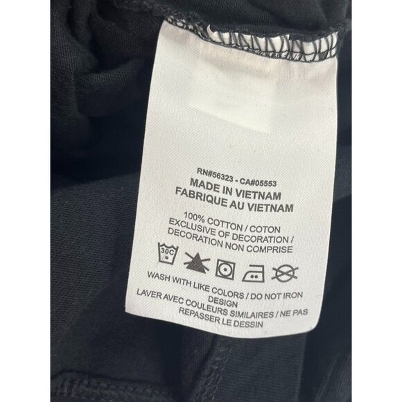 Nike Shirt Mens M Black Short Sleeve Crew Neck Swoosh Logo Activewear Casual - Picture 4 of 4